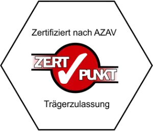 AZAV-Zertifizierungs-Siegel